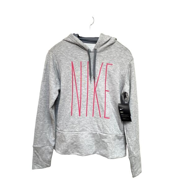 Nike Grey Sweatshirt with Pink Lettering - Brand New with Tags - Picture 1 of 6